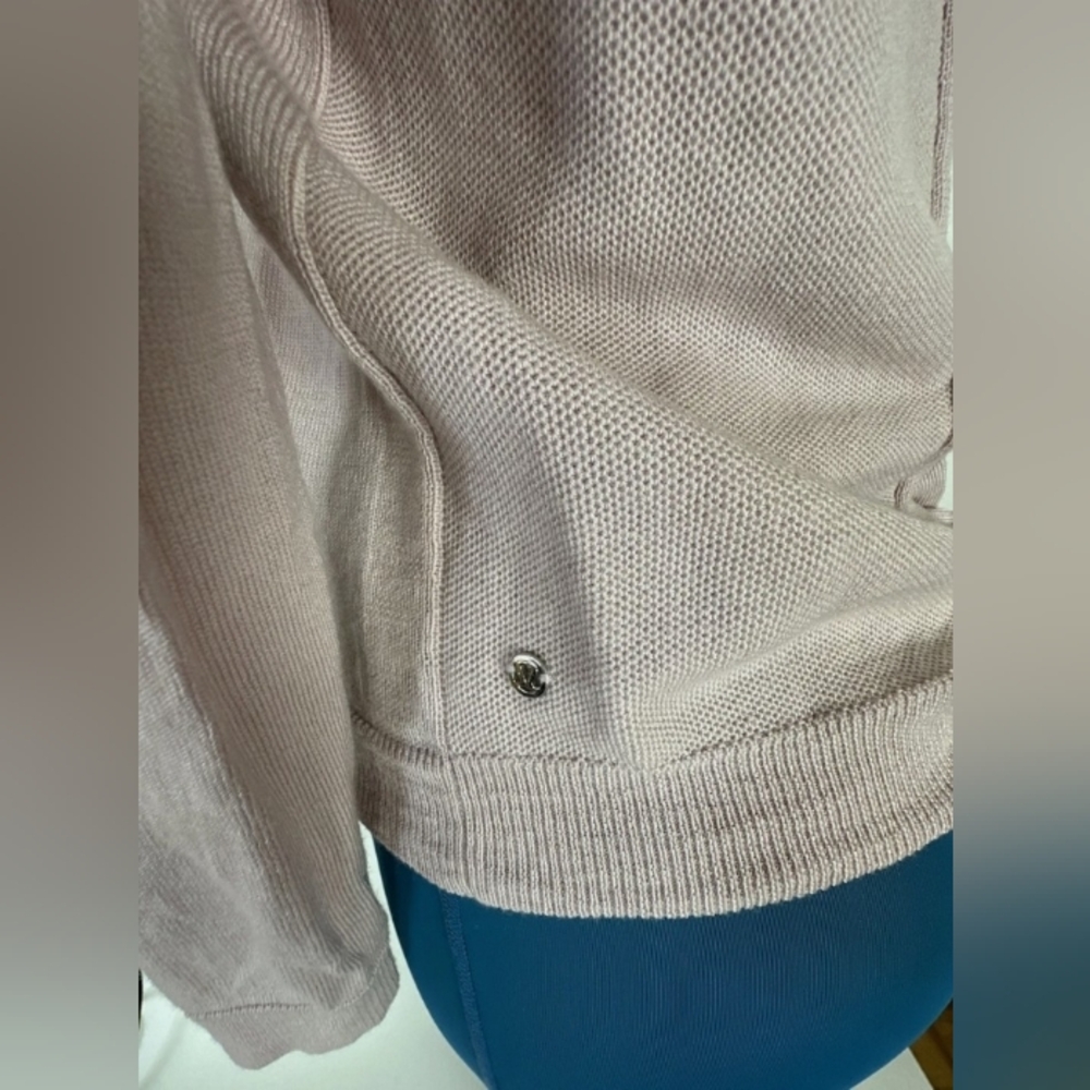 Lululemon Crisscross Back Pink Sweater – Size Small - Picture 3 of 5